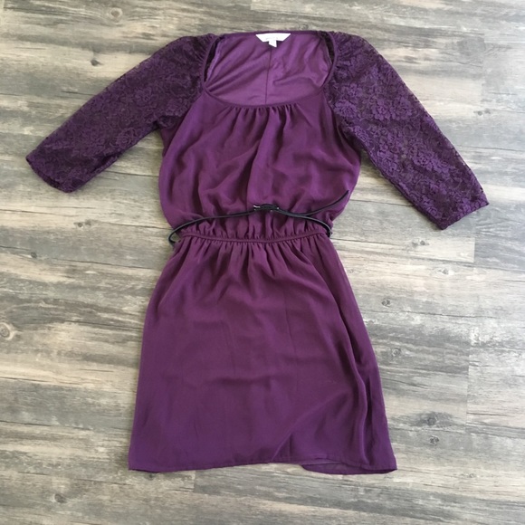 kohls purple dress